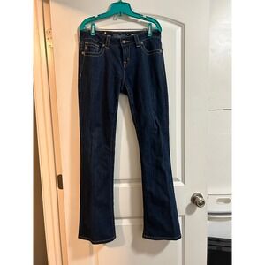 Miss Me Womens Bootcut Jeans Dark Wash Mid Rise Designed in USA‎  Size 29